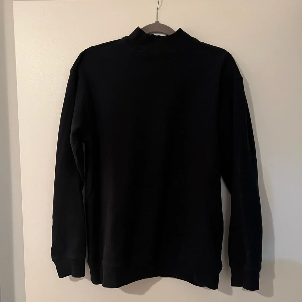 LULULEMON All Yours navy mock neck fleece sweatshirt - Picture 2 of 8